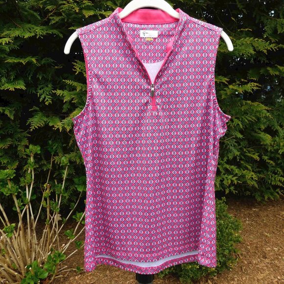 Gu Play Dry 1/4 Zip Sleeveless Athletic Top - Picture 1 of 3